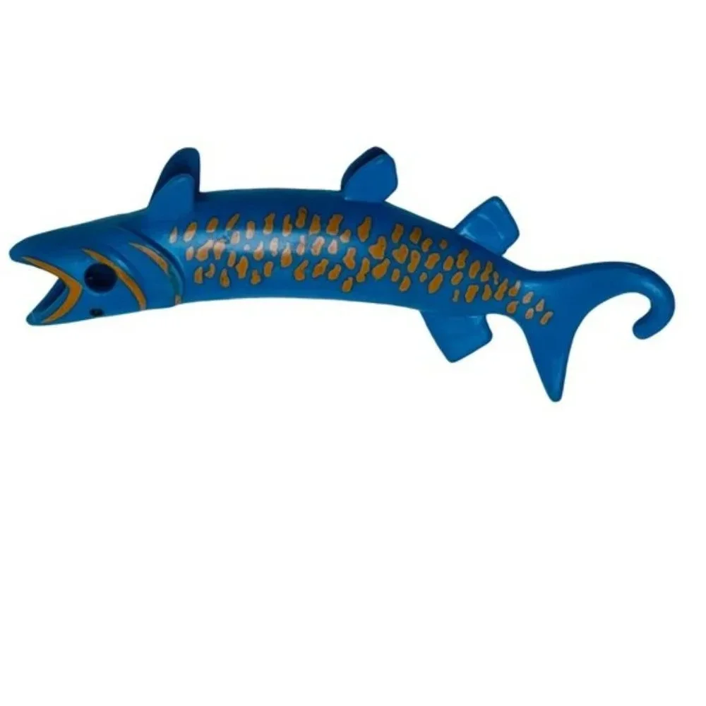 Fish Blue Kids Toy‎ Gold Specks 4 Inches Long Learning Blue Marine Nautical